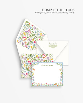 "The Rachel" Personalized Notecard Set