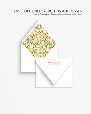"The Natalie" Personalized Notecard Set